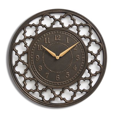 Quatrefoil Clock