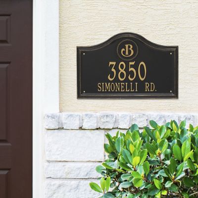 Designer Arch Wall Address Plaque