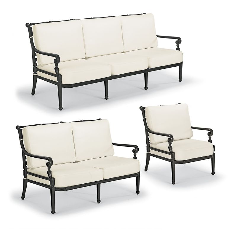 Frontgate Carlisle Seating Replacement Cushions - Chaise, Sunbrella Rain, Rain Aruba - Frontgate