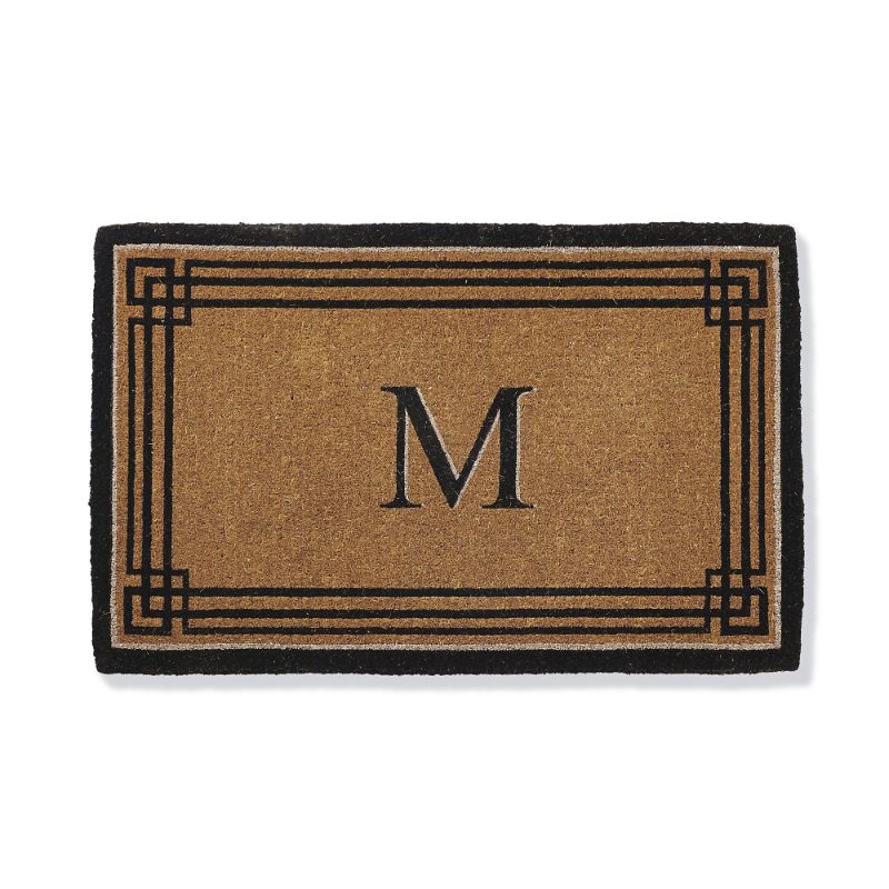Frontgate Windsor Monogrammed Coco Door Mat ModeSens