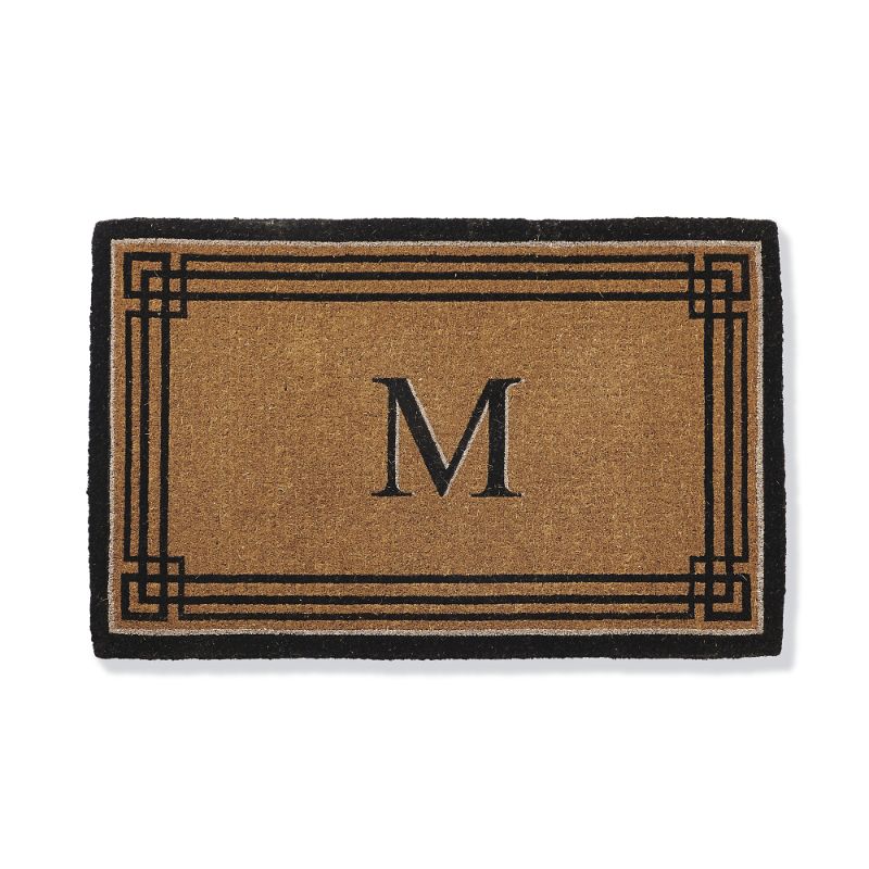 Frontgate Windsor Monogrammed Coco Door Mat | ModeSens