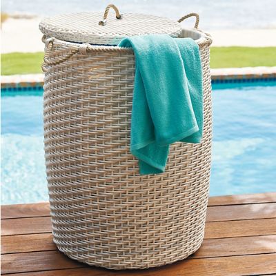 Pineapple Towel Hamper - Frontgate