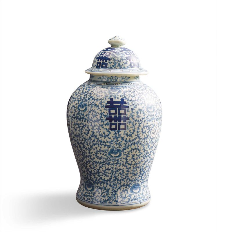 Large Chinoiserie Happiness Jar