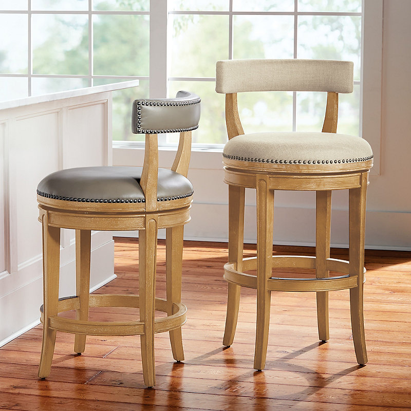 Henning Low Back Swivel Bar and Counter Stool