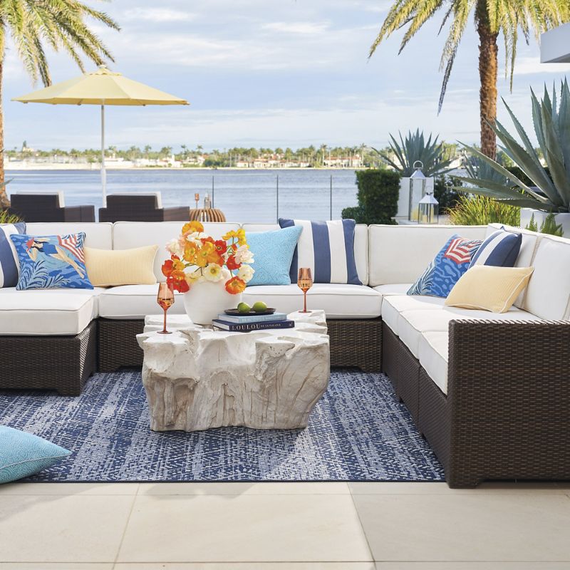 Frontgate Palermo Modular Seating Collection In Bronze