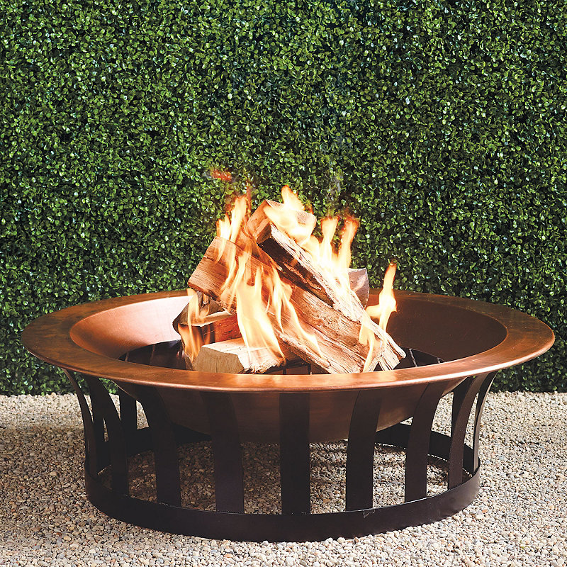 Classic Copper Fire Pit Stainless Steel