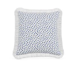 Darlington Dot Fringed Indoor/Outdoor Pillow