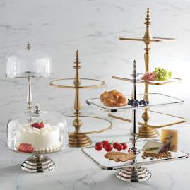 Amelie Cake Servers with Cloche