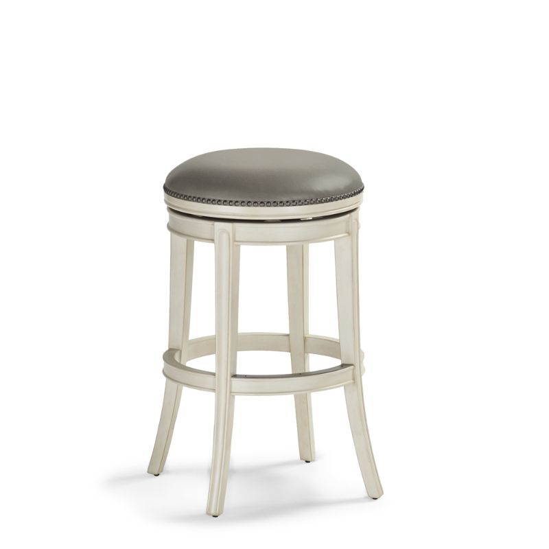 Frontgate Henning Backless Swivel Bar & Counter Stool In Washed