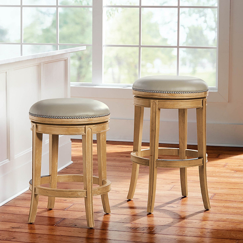Henning Backless Swivel Bar and Counter Stool