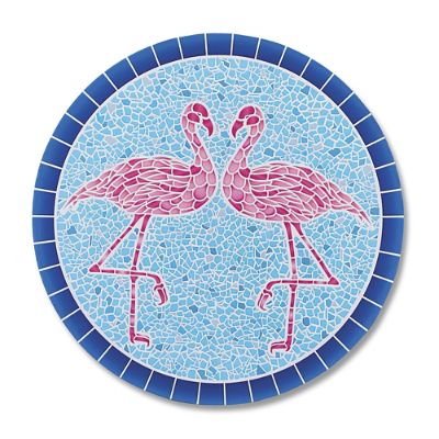 Flamingo Mosaic In-pool Mat