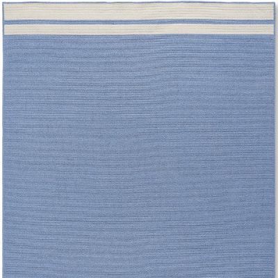 Sunbrella Border Stripes Indoor/Outdoor Rug