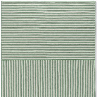 Sunbrella Channel Stripe Indoor/Outdoor Rug