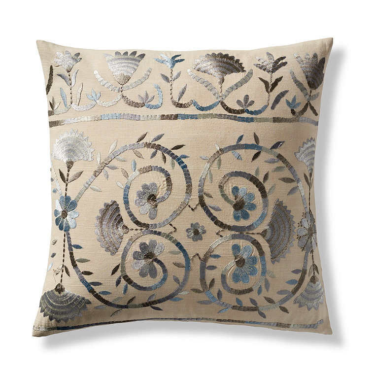 Jillian Embroidered Pillow Cover