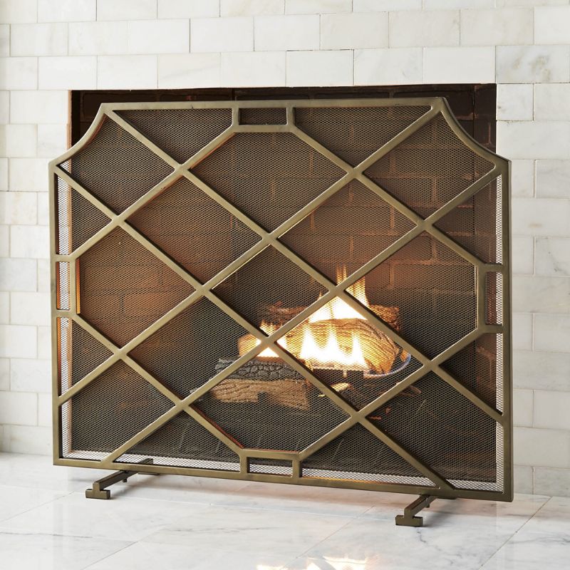 FRONTGATE BECKETT FIREPLACE SCREEN