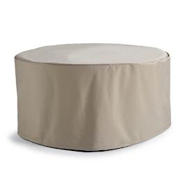 Round Top Custom Gas Fire Table Cover