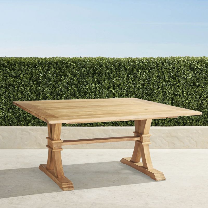 FRONTGATE TEAK FARMHOUSE GATHERING TABLE