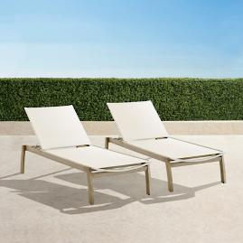 Resort Collection&trade; Newport Teak Chaises, Set of Two