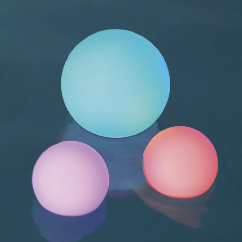 FRONTGATE LED COLOR CHANGING GLOW BALLS, SET OF THREE
