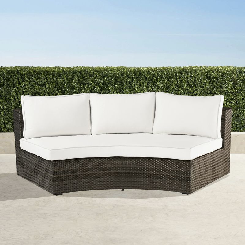 FRONTGATE PASADENA II MODULAR SOFA IN BRONZE WICKER