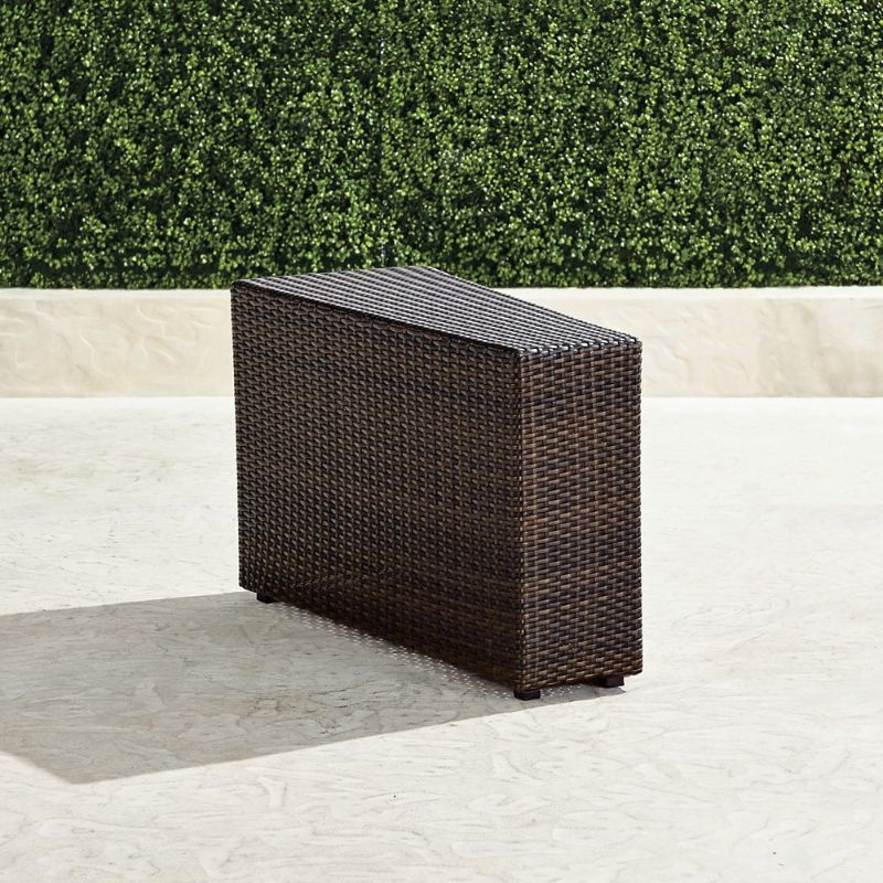 FRONTGATE PASADENA II END TABLE IN BRONZE WICKER