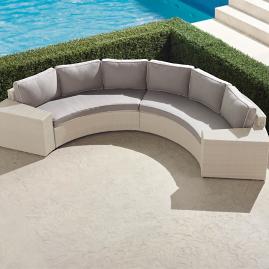 Pasadena II 4-pc. Modular Sofa Set in Ivory