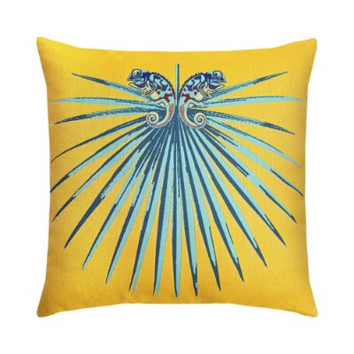 Palmetto Indoor/Outdoor Pillow by Elaine Smith