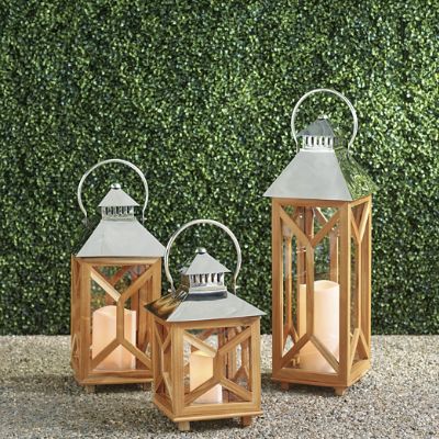 Tucker Teak Lantern