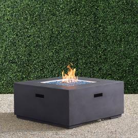 Cortina Fire Table in Gray