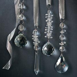Crystal Drop 12-piece Ornament Set