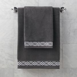 Resort Collection&trade; Diamond Trellis Bath Towels