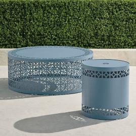 Sonora Tables in Moonlight Blue Finish