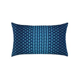 Optic Lumbar Indoor/Outdoor Pillow by Elaine Smith