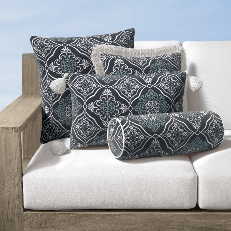 Frontgate Aveiro Tile Indoor/outdoor Pillow