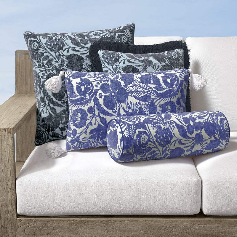 Frontgate Georgina Floral Indoor/outdoor Pillow