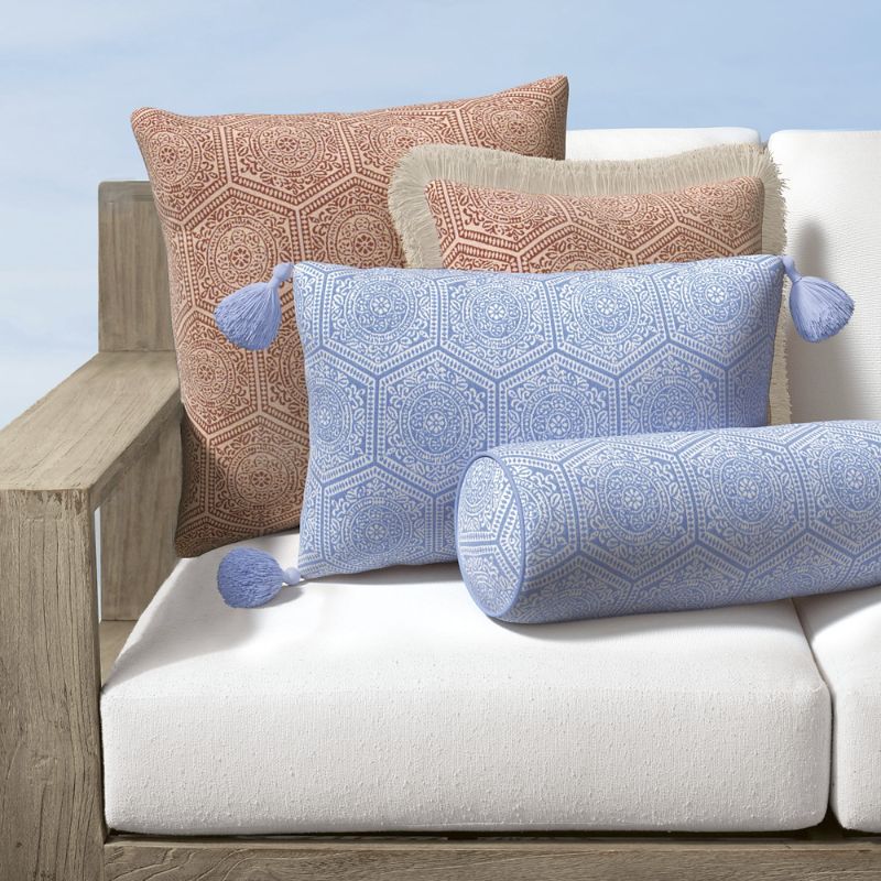 Frontgate Sintre Tile Indoor/outdoor Pillow