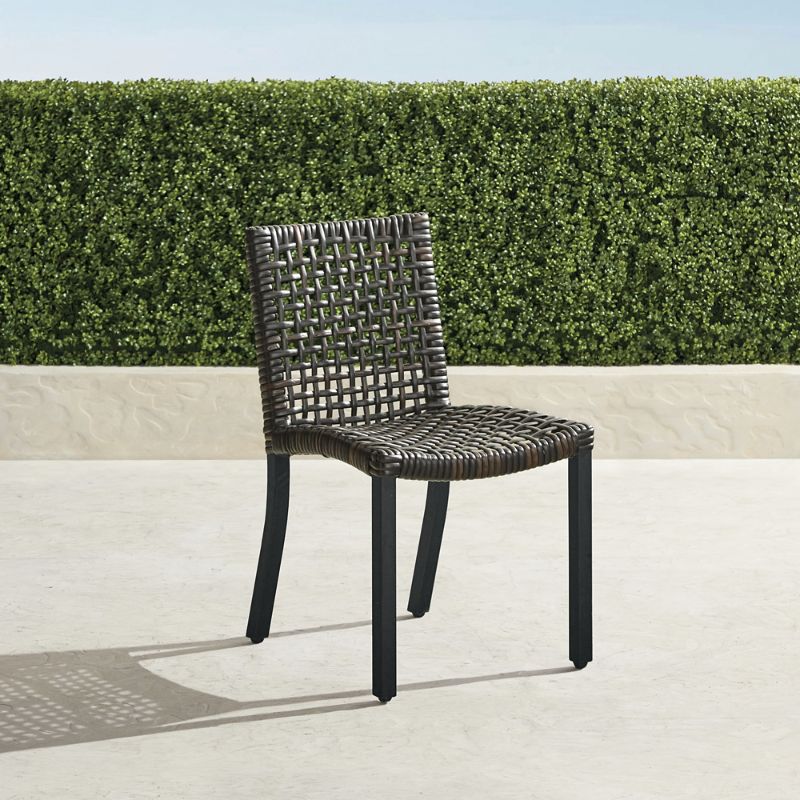Frontgate Set Of 2 Isola Dining Side Chairs In Aluminum
