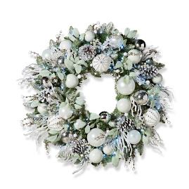 Frosted Nights Outdoor Wreath