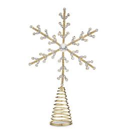 Gilded Snowflake Tree Topper