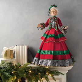 Merry & Bright Mrs. Claus Figure