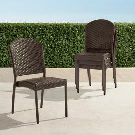 Caf&eacute; Stacking Side Chairs, Set of Four