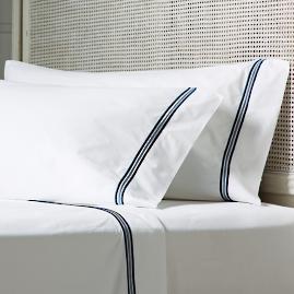 Resort Collection&trade; Embroidered Stripe Pillowcases