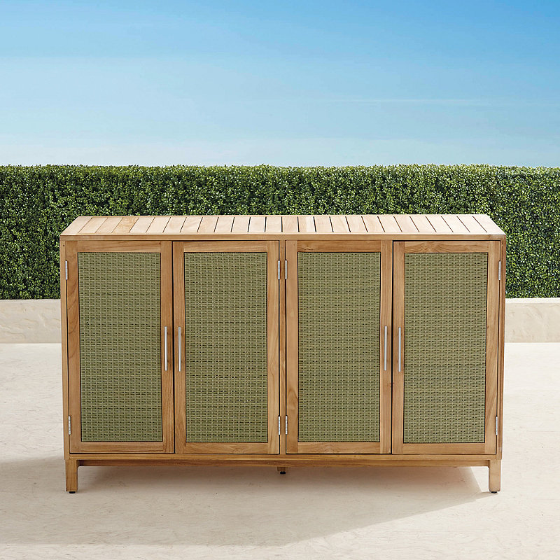 Isola Cabinet with Four Doors in Moss