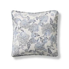 Ines Inked Floral Pillow Cover