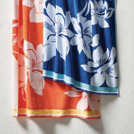 Resort Collection&trade; Plumeria Beach Towel