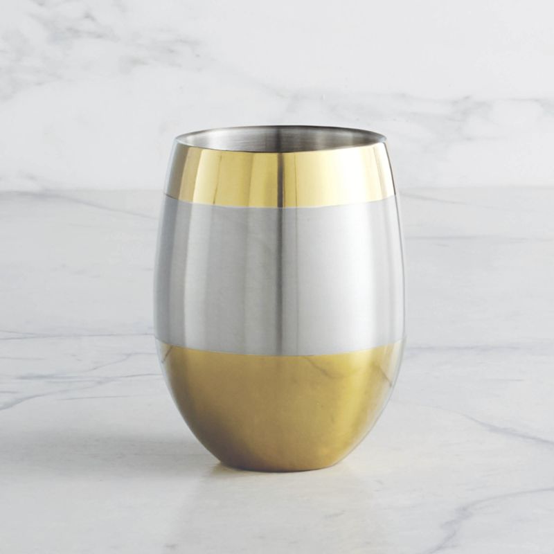 Frontgate Optima Stemless Wine Glasses