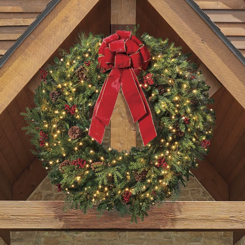 Christmas Cheer 48" Wreath with Bow