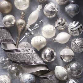 Icy Opulence 40-piece Ornament Collection
