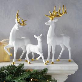 Elegant Reindeer Trio