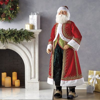 All the Trimmings Life-size Santa
